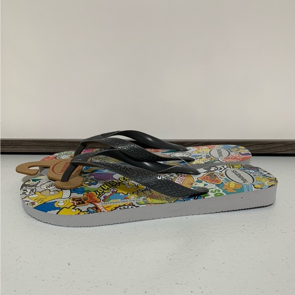 Havaianas The Simpsons Flip Flop Sandals-Size 8 NWT - Picture 5 of 10